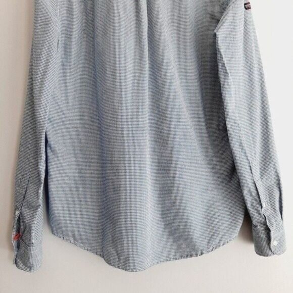 SUPERDRY | Button Down Long Sleeve Shirt Gingham Regular Fit Men's Sz L - Picture 11 of 15
